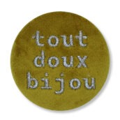 Tout doux bijou moutarde