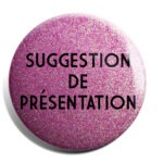 Rose bonbon pailleté