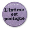 L'intime est poétique